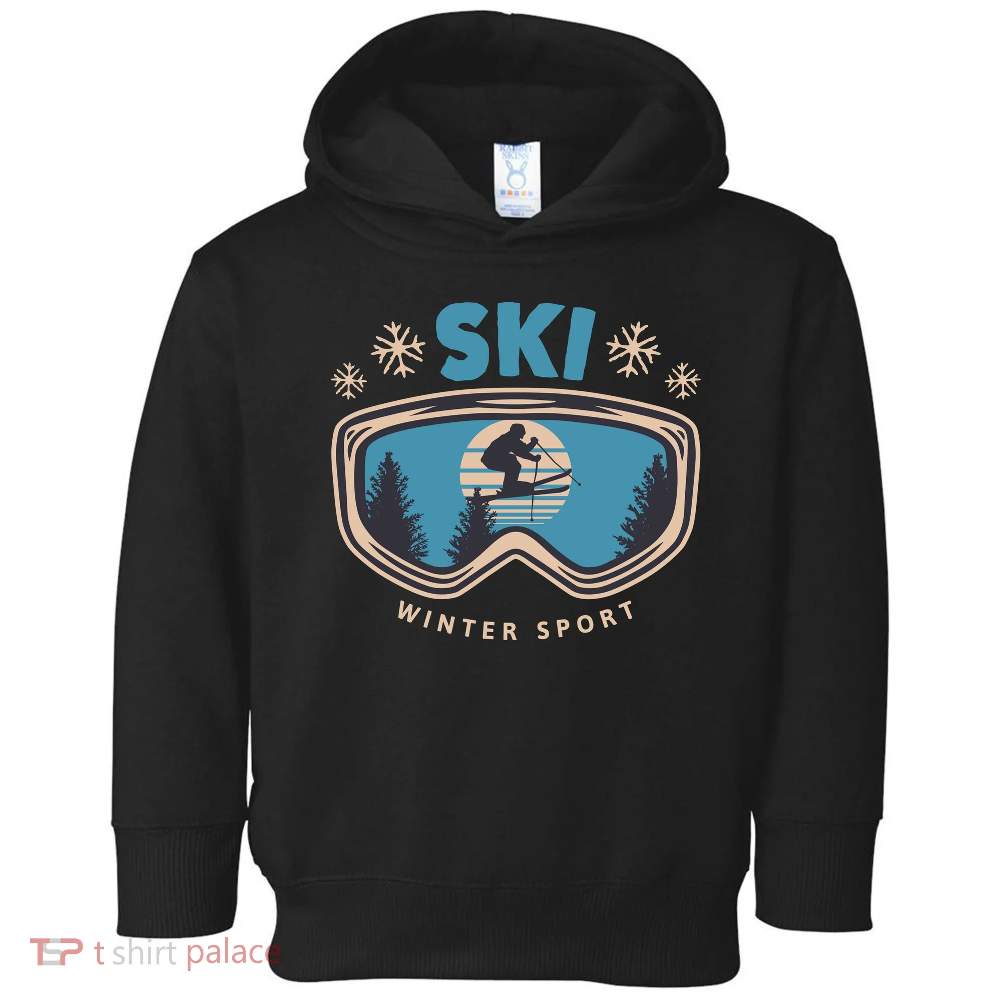Ski Winter Sport Toddler Hoodie