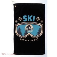Ski Winter Sport Golf Towel thumb 0