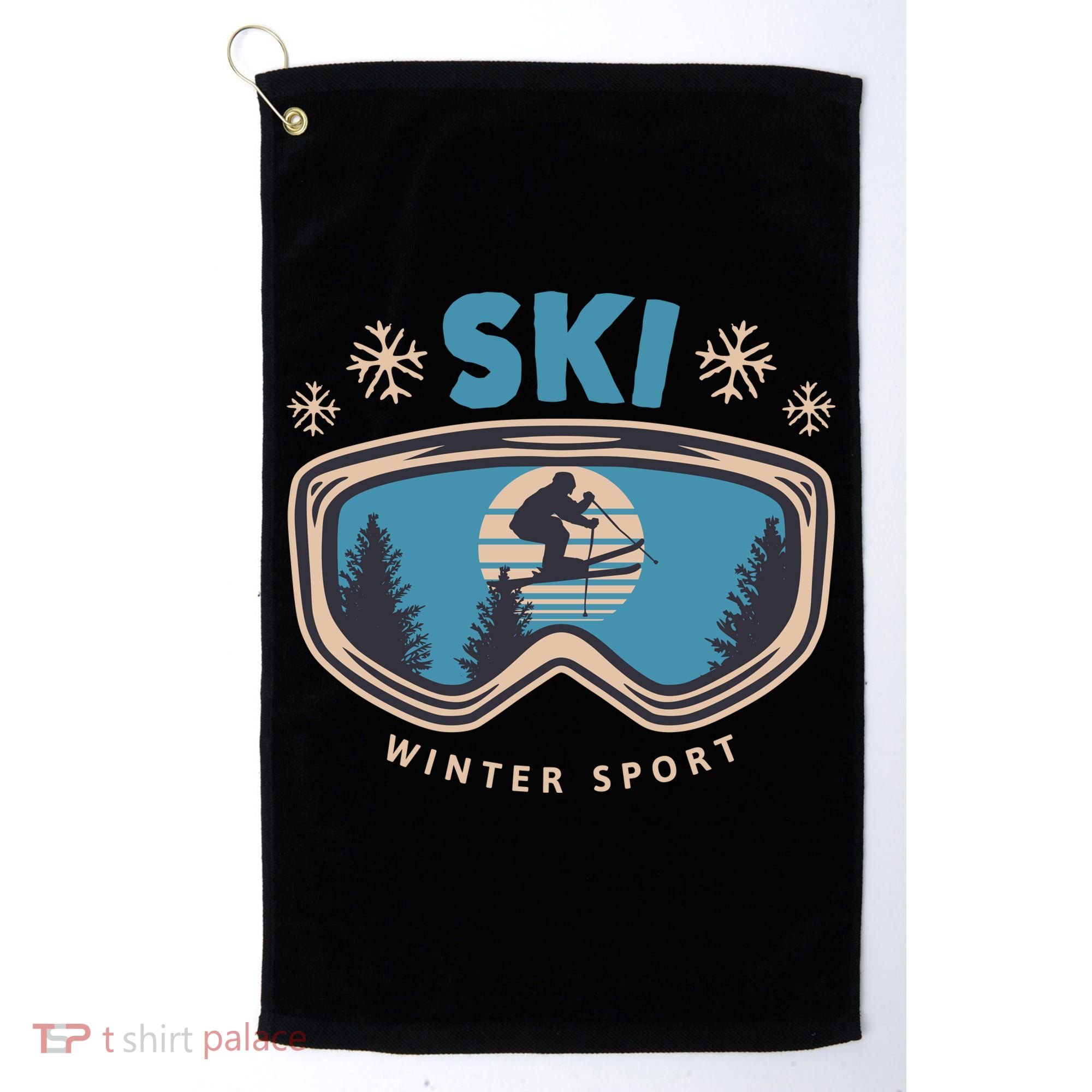 Ski Winter Sport Golf Towel