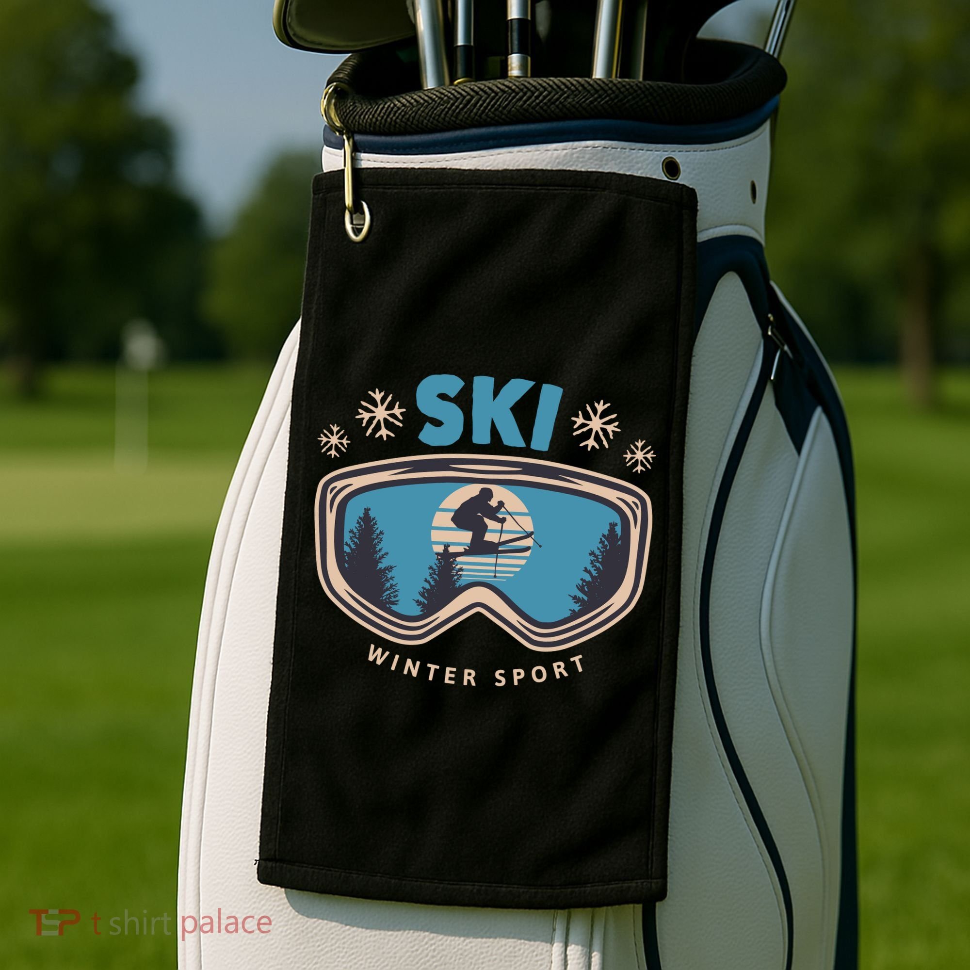 Ski Winter Sport Golf Towel