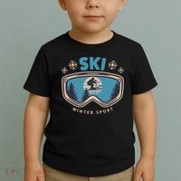 Ski Winter Sport Toddler T-Shirt thumb 2