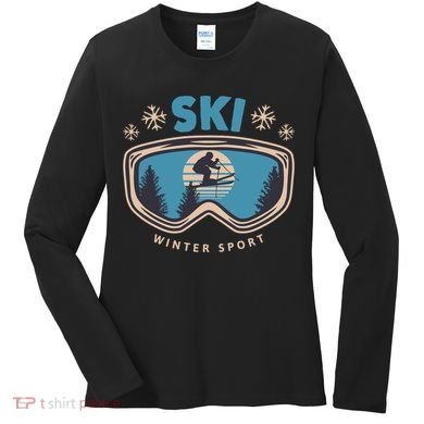Ski Winter Sport Women's Long Sleeve Shirt