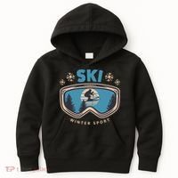 Ski Winter Sport Kids Hoodie thumb 0