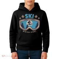 Ski Winter Sport Kids Hoodie thumb 4