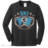 Ski Winter Sport Kids Long Sleeve Shirt thumb 0