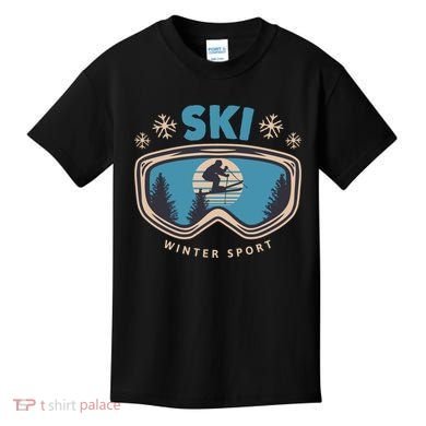 Ski Winter Sport Kids T-Shirt