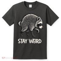 Stay Weird Seattle Short Spine Viral Raccoon Meme T-Shirt thumb 0