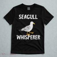 Seagulls Whisperer Seagull Harbour Birds Sea Bird T-Shirt thumb 5