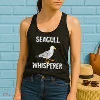 Seagulls Whisperer Seagull Harbour Birds Sea Bird Women's Tank Top thumb 2