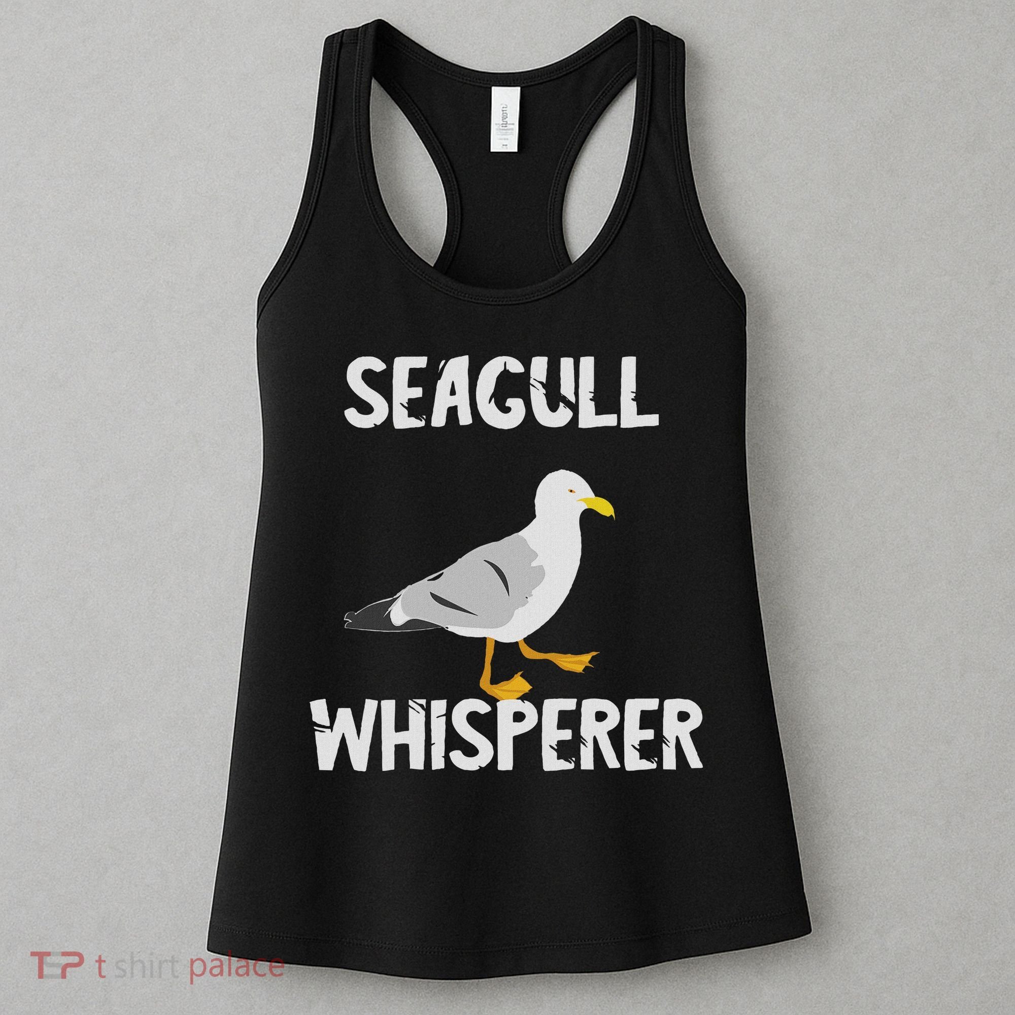 Seagulls Whisperer Seagull Harbour Birds Sea Bird Women's Tank Top