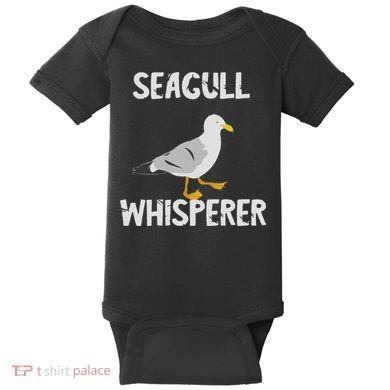 Seagulls Whisperer Seagull Harbour Birds Sea Bird Baby Bodysuit
