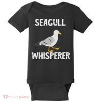 Seagulls Whisperer Seagull Harbour Birds Sea Bird Baby Bodysuit thumb 0