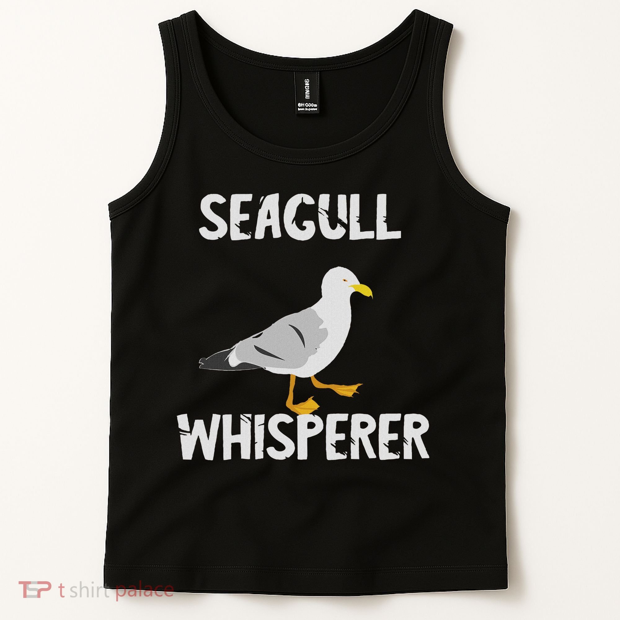 Seagulls Whisperer Seagull Harbour Birds Sea Bird Tank Top