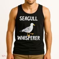 Seagulls Whisperer Seagull Harbour Birds Sea Bird Tank Top thumb 3