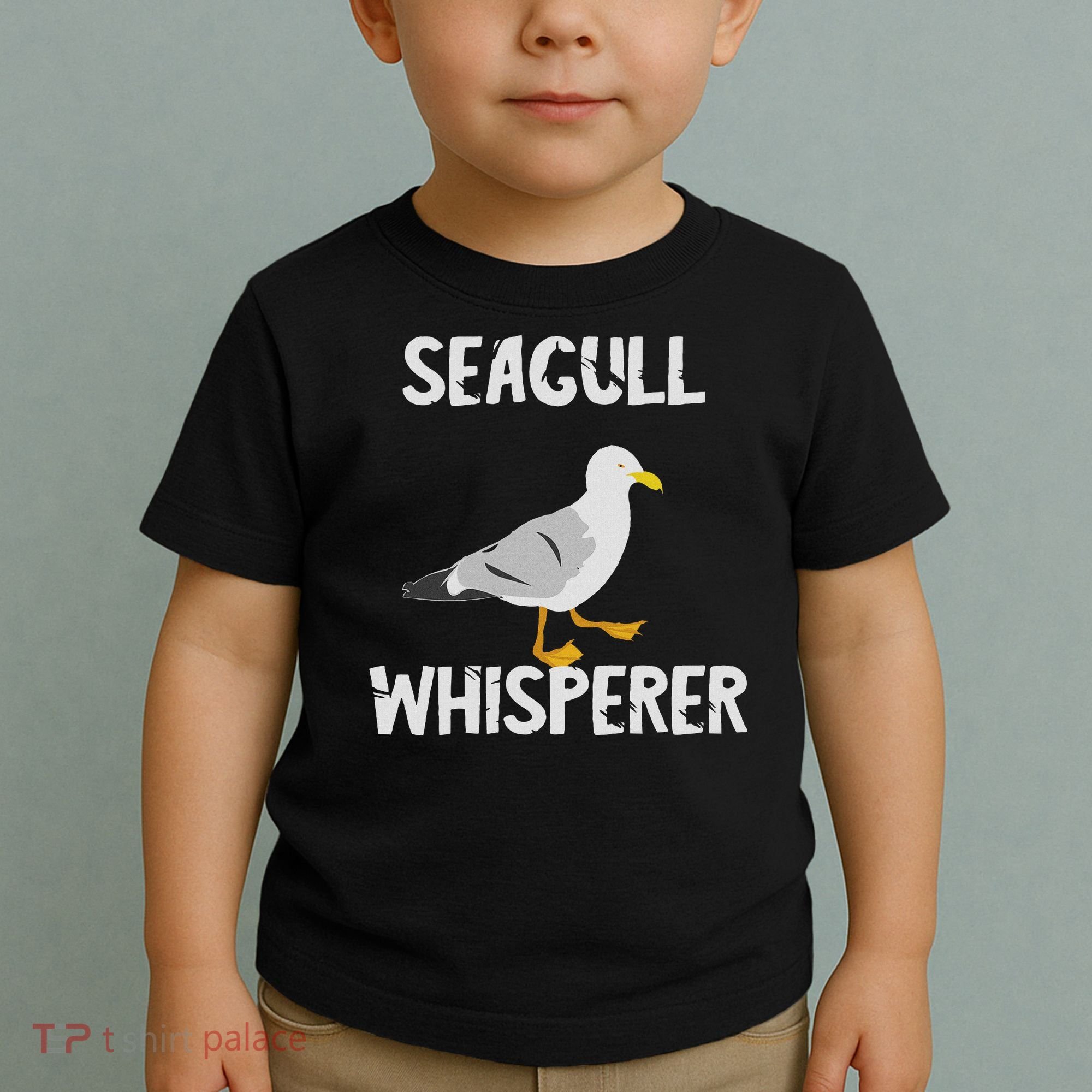 Seagulls Whisperer Seagull Harbour Birds Sea Bird Toddler T-Shirt