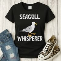 Seagulls Whisperer Seagull Harbour Birds Sea Bird Women's T-Shirt thumb 3