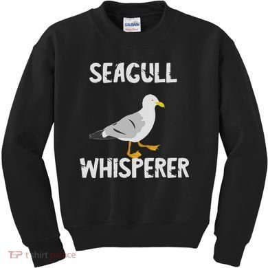 Seagulls Whisperer Seagull Harbour Birds Sea Bird Kids Sweatshirt
