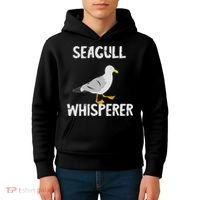 Seagulls Whisperer Seagull Harbour Birds Sea Bird Kids Hoodie thumb 4