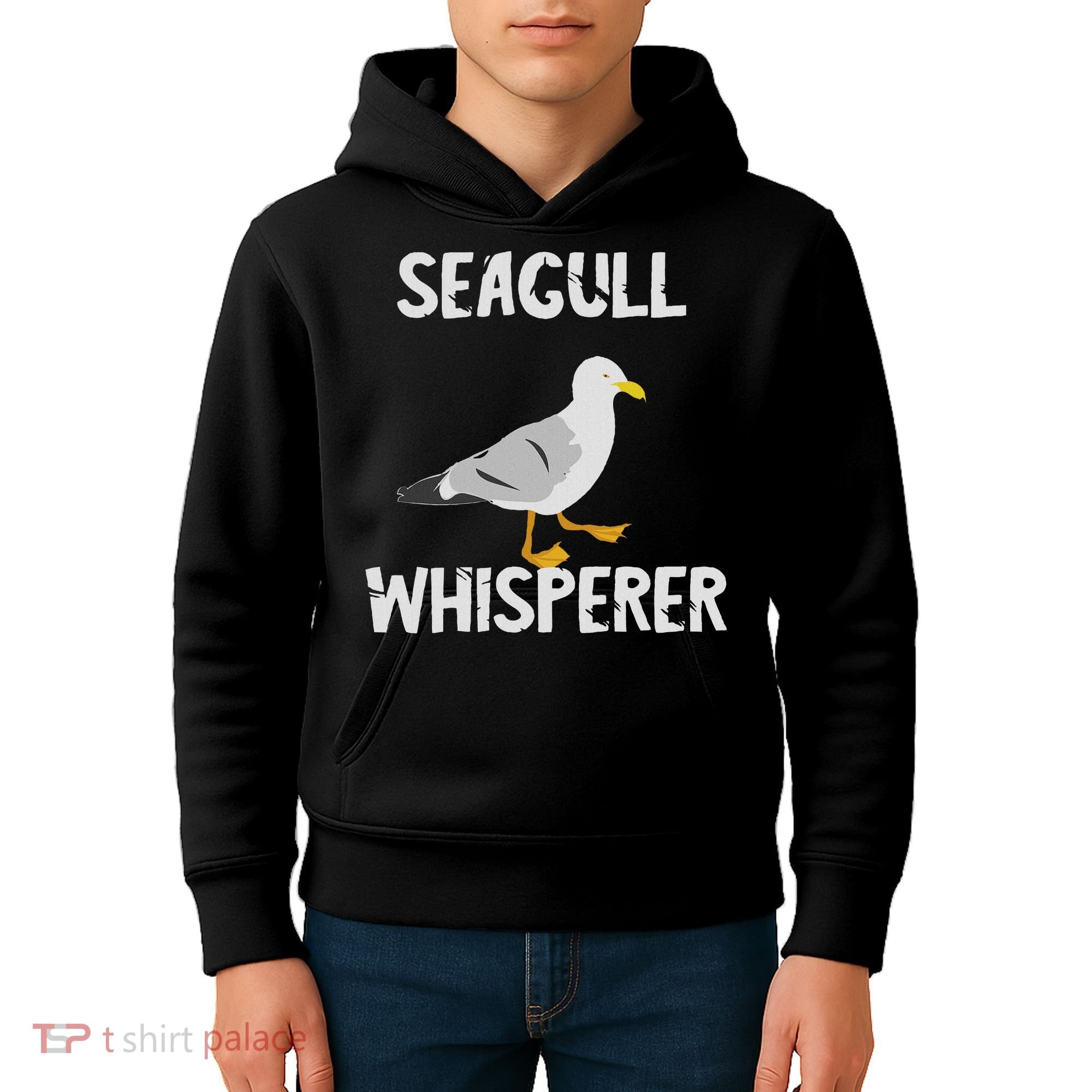Seagulls Whisperer Seagull Harbour Birds Sea Bird Kids Hoodie