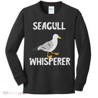 Seagulls Whisperer Seagull Harbour Birds Sea Bird Kids Long Sleeve Shirt thumb 0