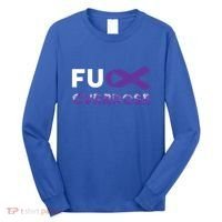 Support Warrior Survivor Funny Gift Fuck Overdose Awareness Gift Long Sleeve Shirt thumb 0