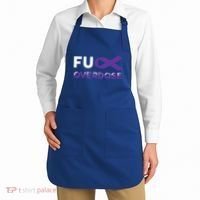 Support Warrior Survivor Funny Gift Fuck Overdose Awareness Gift Apron thumb 2