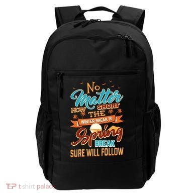 Short Winter School Break But Spring Break Will Follow Cute Gift Backpack