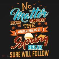 Short Winter School Break But Spring Break Will Follow Cute Gift Backpack thumb 2