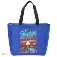 Short Winter School Break But Spring Break Will Follow Cute Gift Tote Bag thumb 0