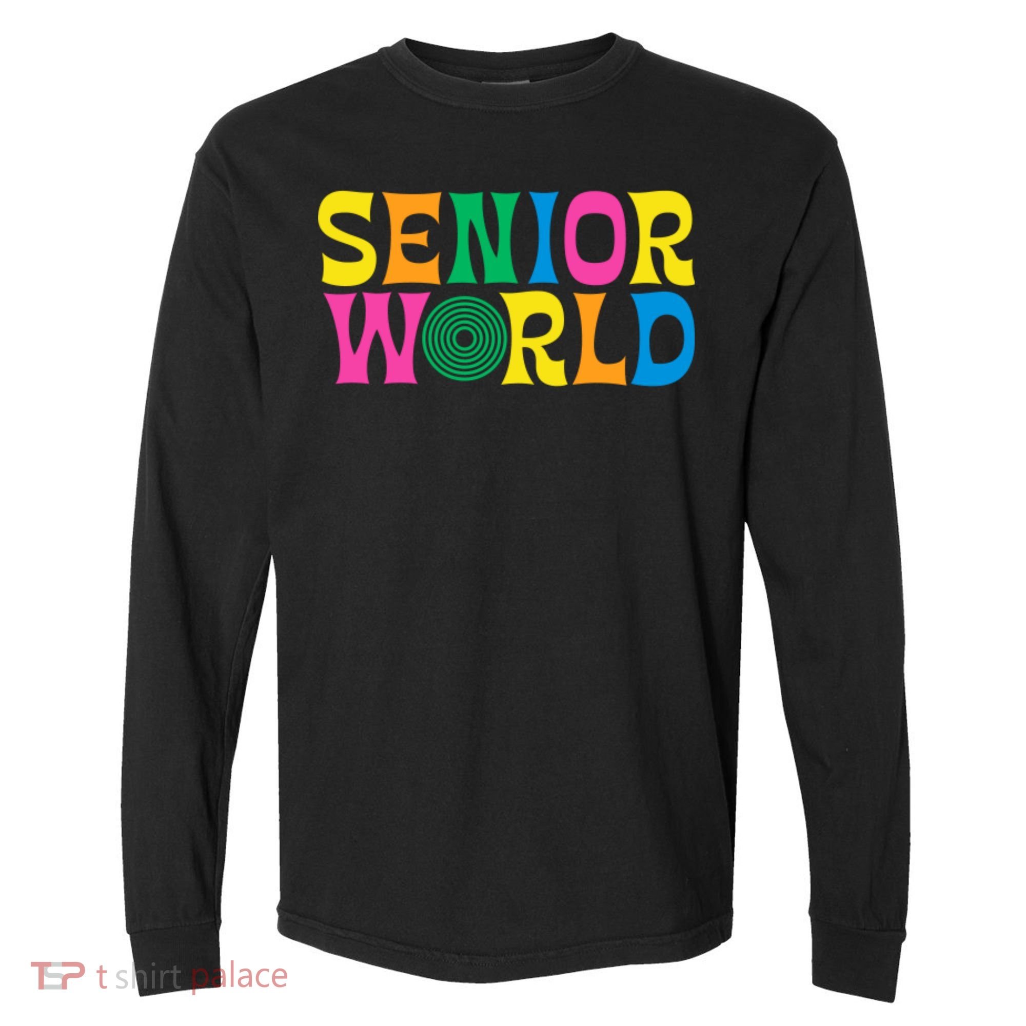 Senior World Comfort Colors Heavyweight Long Sleeve T-Shirt