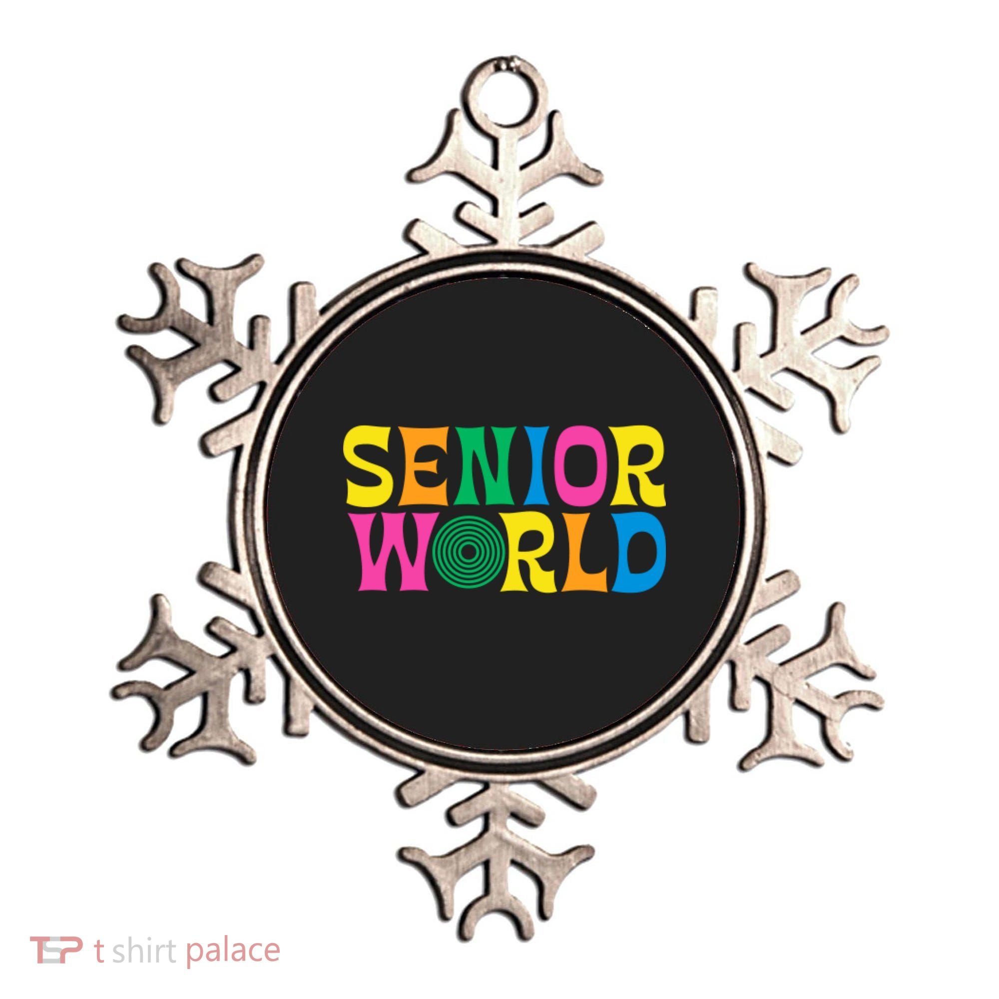 Senior World Ornament
