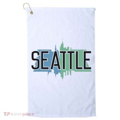 Seattle Washington Golf Towel