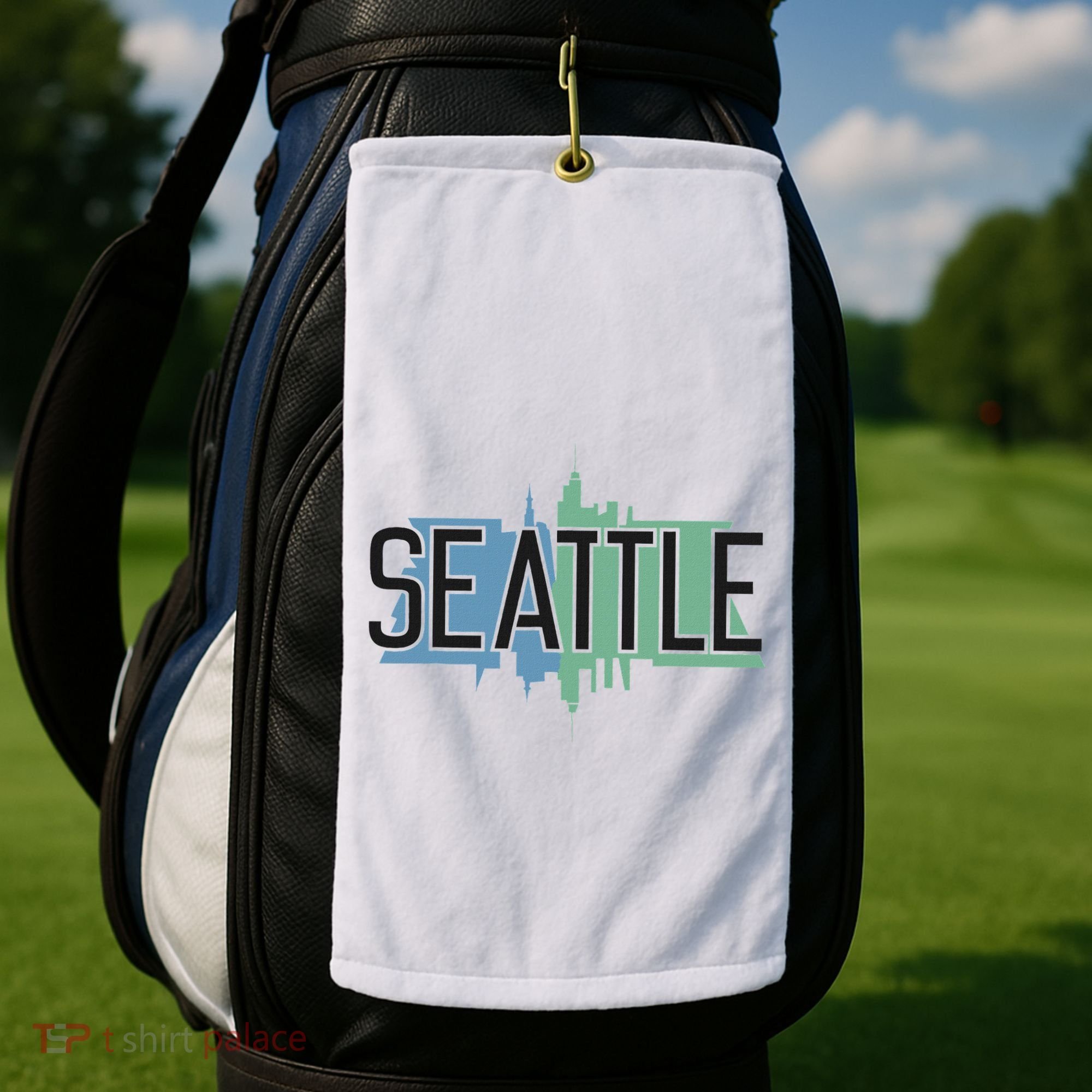 Seattle Washington Golf Towel