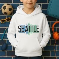 Seattle Washington Kids Hoodie thumb 2