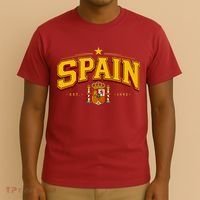 SPAIN World Soccer Fan EST 1492 Vintage T-Shirt thumb 3
