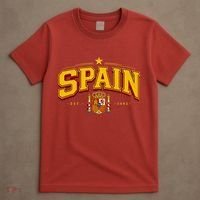 SPAIN World Soccer Fan EST 1492 Vintage T-Shirt thumb 4
