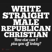Sarcastic White Straight Male Republican Christian Women's Hoodie thumb 2