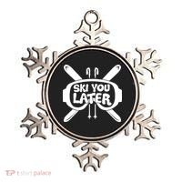 Skiing Winter Sports Meaningful Gift Skier Ski Mountains Skiing Cute Gift Ornament thumb 0