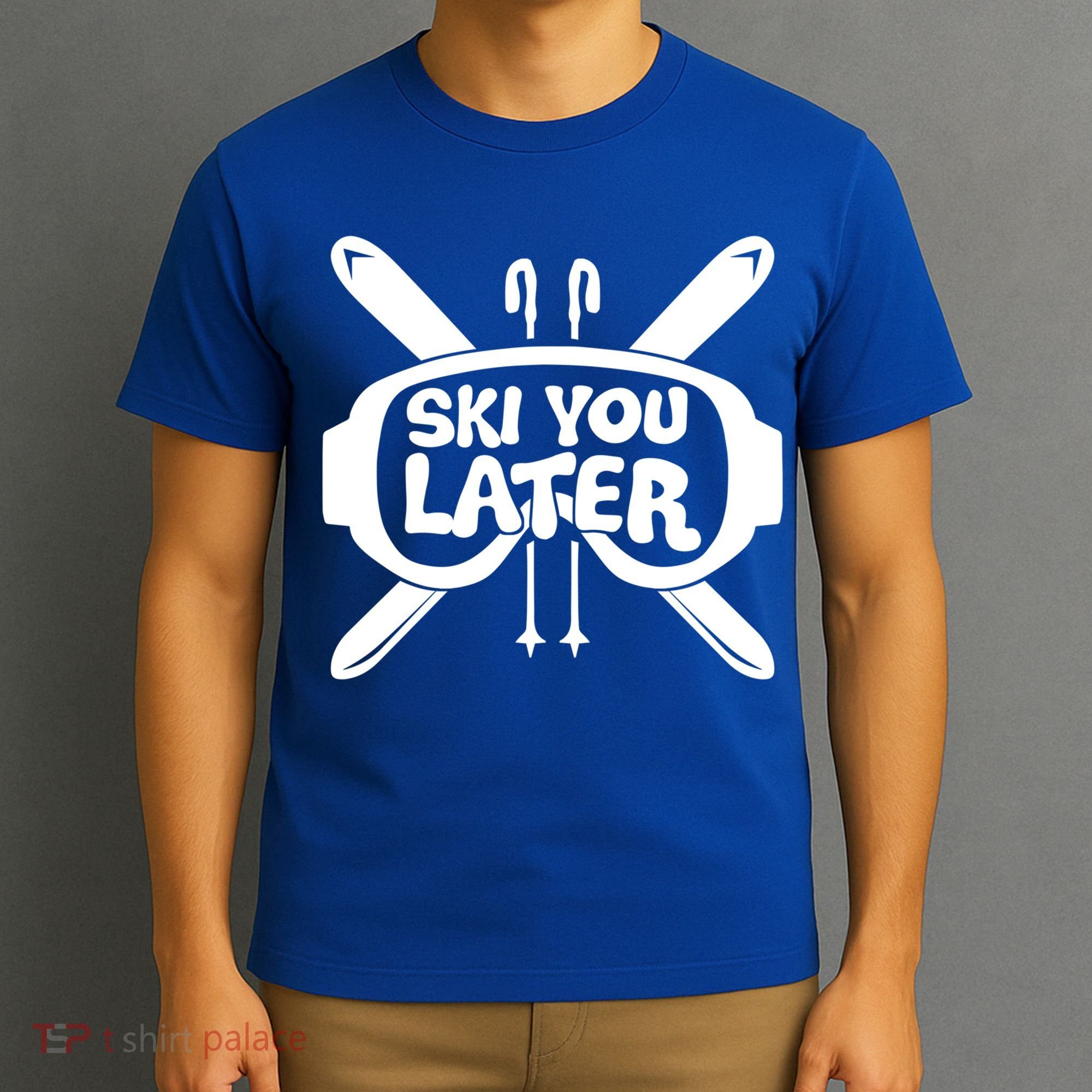 Skiing Winter Sports Meaningful Gift Skier Ski Mountains Skiing Cute Gift T-Shirt