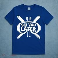 Skiing Winter Sports Meaningful Gift Skier Ski Mountains Skiing Cute Gift T-Shirt thumb 5
