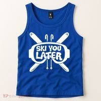 Skiing Winter Sports Meaningful Gift Skier Ski Mountains Skiing Cute Gift Tank Top thumb 2