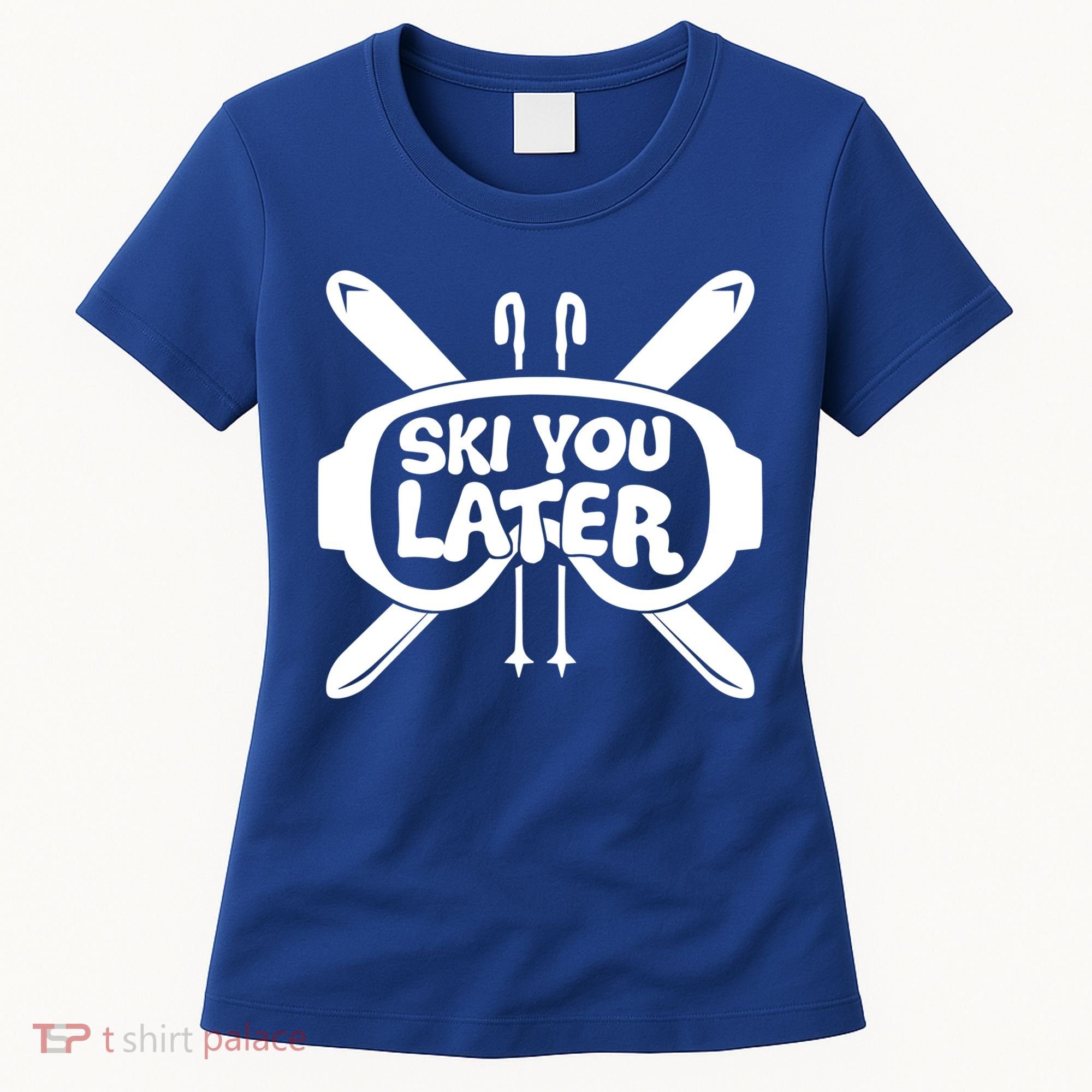 Skiing Winter Sports Meaningful Gift Skier Ski Mountains Skiing Cute Gift Women's T-Shirt