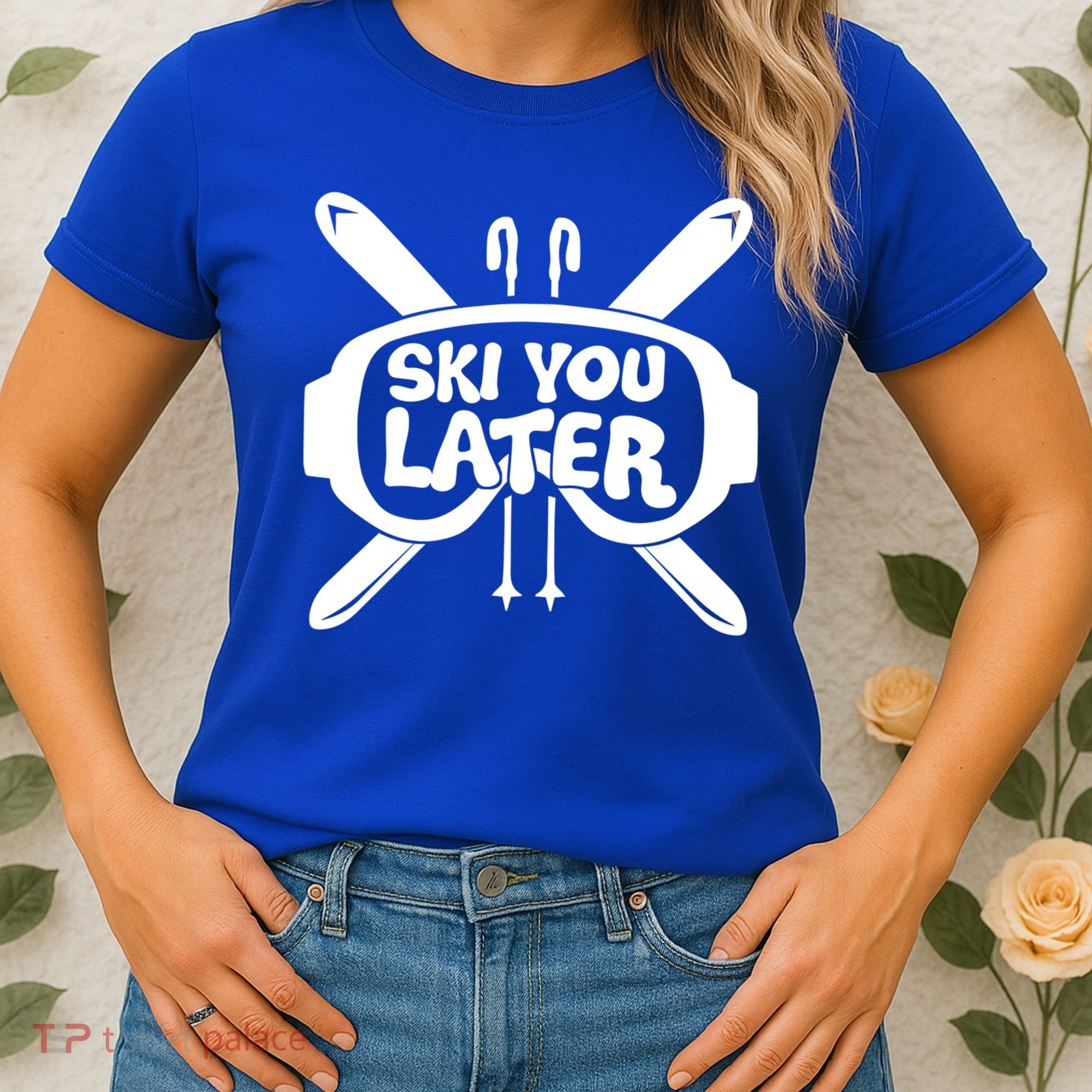 Skiing Winter Sports Meaningful Gift Skier Ski Mountains Skiing Cute Gift Women's T-Shirt