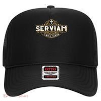 Serviam Will Serve Saint Michael Latin Phrase Catholic Hat thumb 0