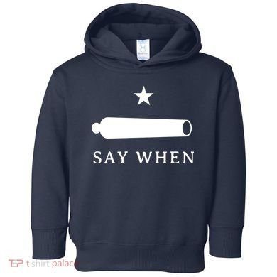 Say When Toddler Hoodie