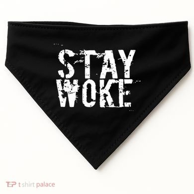Stay Woke USA-Made Doggie Bandana
