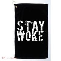 Stay Woke Golf Towel thumb 0