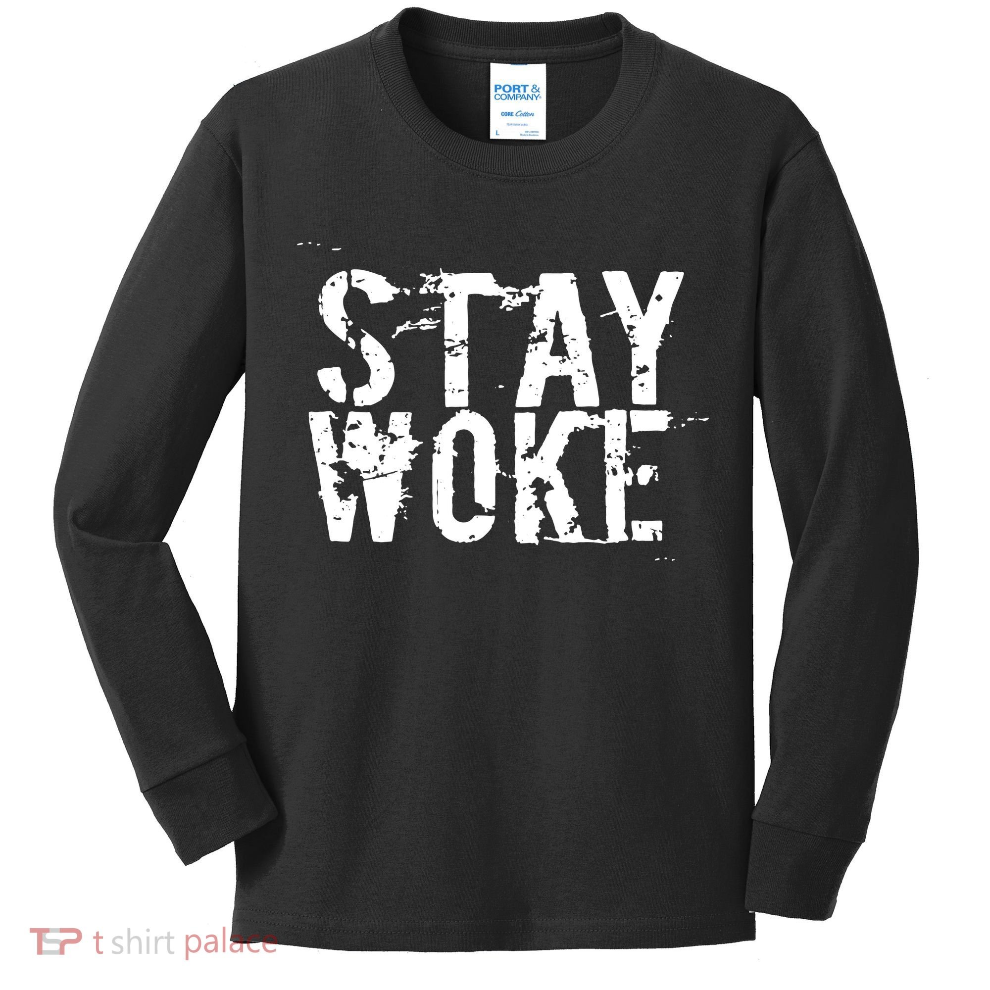 Stay Woke Kids Long Sleeve Shirt