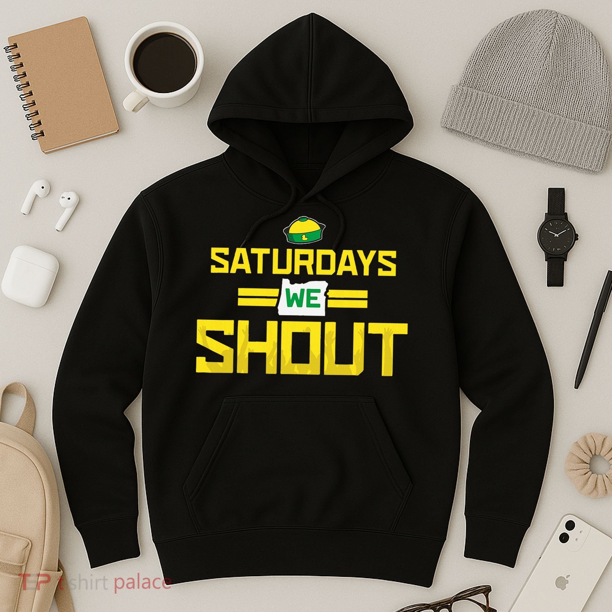 Saturdays We Shout For Oregon Hoodie