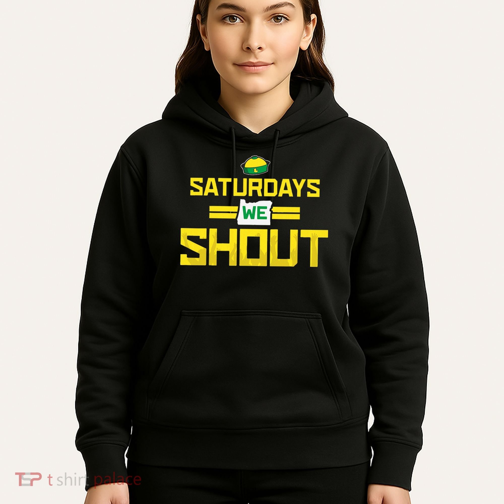 Saturdays We Shout For Oregon Hoodie